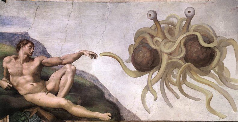 Il Prodigioso Spaghetto Volante (Flying Spaghetti Monster)