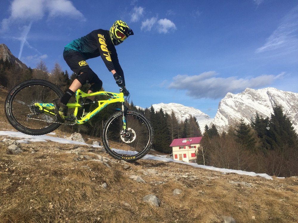 Mountain bike al Rifugio Dolada
